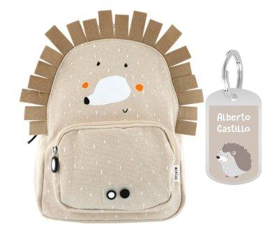 GRAND Sac  Dos Trixie Mrs. Hedgehog avec Porte-cls Personnalis