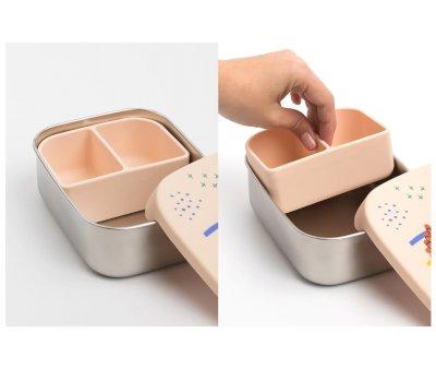 Lunch Box Acciaio Origami