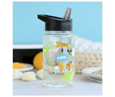Botella Plstico con Pajita Galaxy 450ml