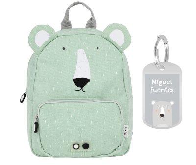 Zaino Trixie Mr.Polar Bear+Portachiavi Personalizzato