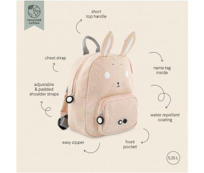 Mochila Trixie PEQUEA Mrs.Rabbit Personalizable