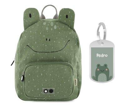 Mochila Trixie LARGE Mr. Frog com Porta chave Personalizado