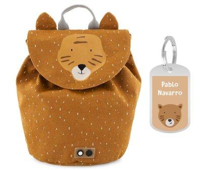 Mini Zaino Trixie Mr.Tiger++Portachiavi Personalizzato