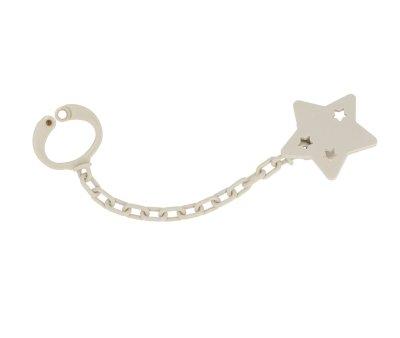 Porta Chupetas Personalizado Grey Star