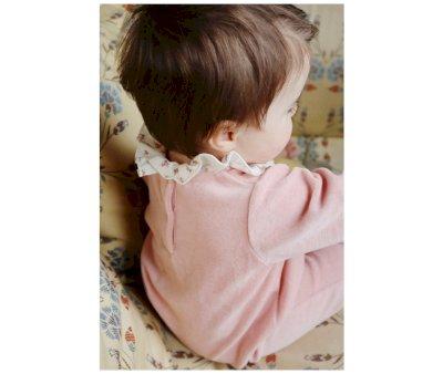 Miffa Monkey with Mellow Rose Ruffles GOTS
