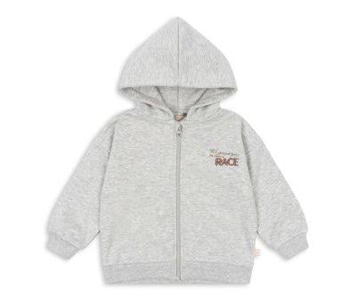 Sudadera con Capucha y Cremallera Lou Grey Melange