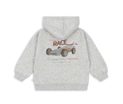 Sudadera con Capucha y Cremallera Lou Grey Melange
