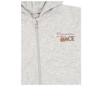 Sudadera con Capucha y Cremallera Lou Grey Melange