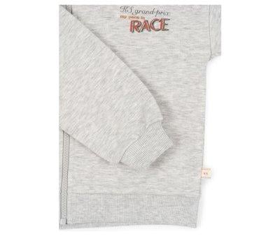 Sudadera con Capucha y Cremallera Lou Grey Melange