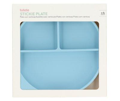 Piatto Divisorio Silicone Ventosa Sky Blue