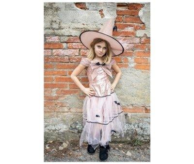 Vestido de bruxa Glamoroso com chapu