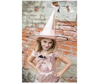 Vestido de bruxa Glamoroso com chapu