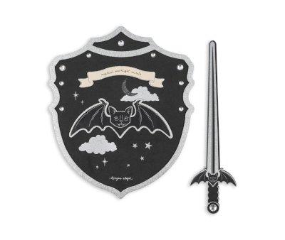 Costume Shield and Sword Halloween Black