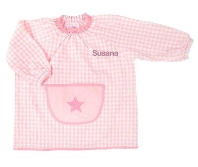 Bata Personalizada com Bolso Central Estrela Rosa
