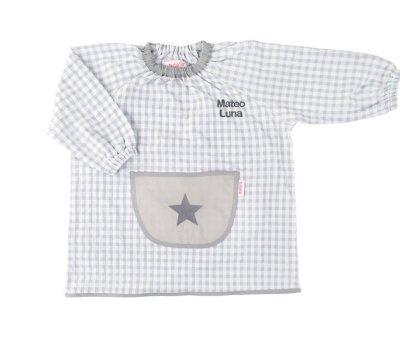 Tablier Personnalisable avec Poche Centrale toile Gris