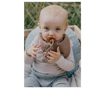 Portasucchietto BIBS Braid Dark Oak/Vanilla