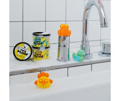 Set Pataploof Pasta da Bagno Orange/Yellow + Ploofy