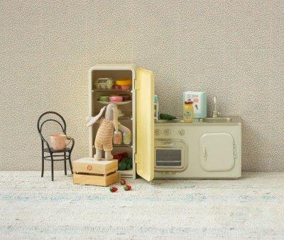 Frigorfico Miniatura Amarelo Maileg