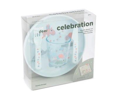 Set Vajilla Foodie Celebration Blue