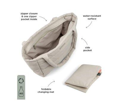 Bolsa Tote Acolchoada Sand com Muda Fraldas