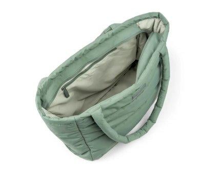 Quilted Green Tote Bag with Changing Mat