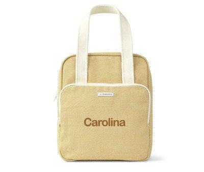 Children's Backpack Elsa Strippe Yellow Mellow/Crme de la Crme Personalised