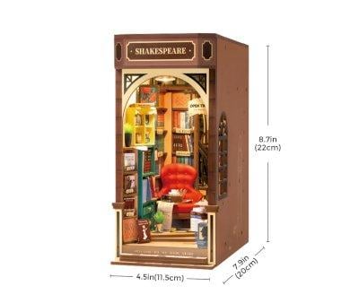 Modellino Miniatura da Libreria Book Nook Shakespeare