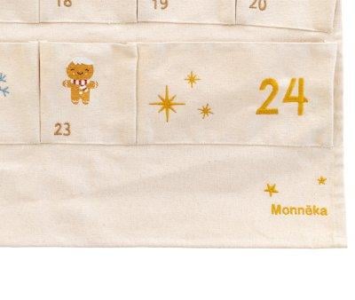 Calendario de Adviento Monnka Bordado