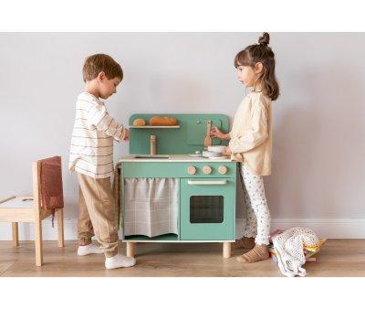 Cocina de Madera Sweden Vintage con Accesorios