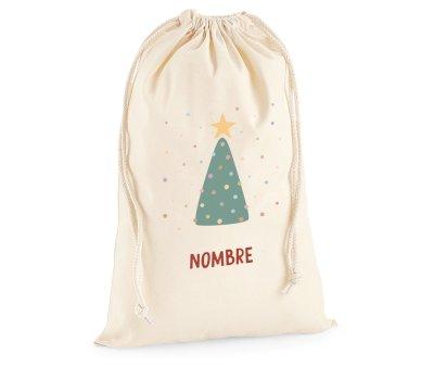 Bolsa Grande NOME Personalizada rvore de Natal