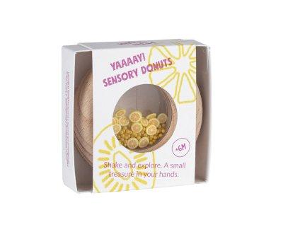 Sensory Donut Rattle Lemons