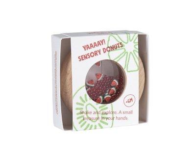 Sensory Watermelon Donut Rattle