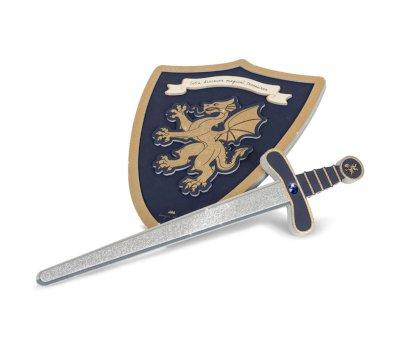 Knight Sword and Shield Midnight Navy