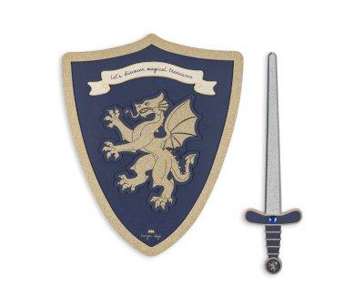 Knight Sword and Shield Midnight Navy
