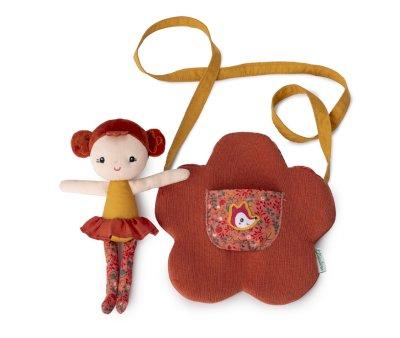 Mueca Adele con Bolso de Flor