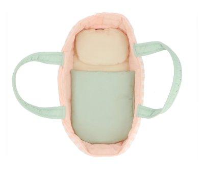 Capazo Muecas Stripes Sage