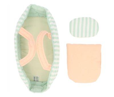 Capazo Muecas Stripes Sage