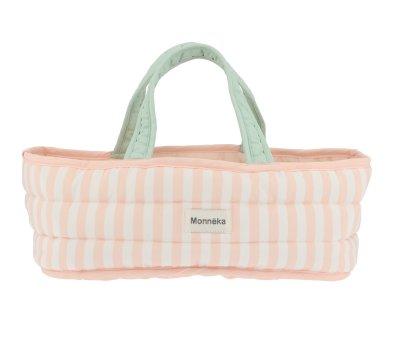Capazo Muecas Stripes Pink