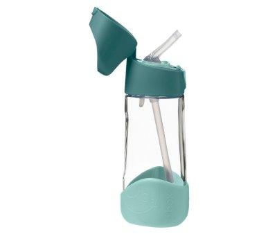 Tritan Bottle with Straw 450 ml Emerald Forest