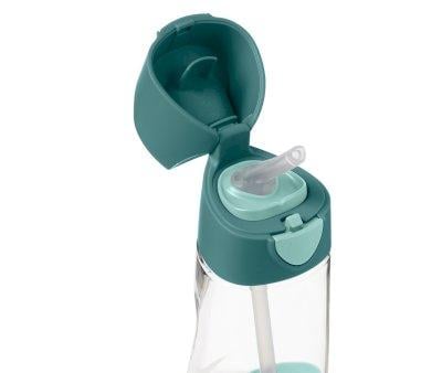 Tritan Bottle with Straw 450 ml Emerald Forest
