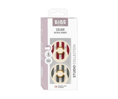 2 SucetteS BIBS Studio Colour Round Ruby Pine Mix