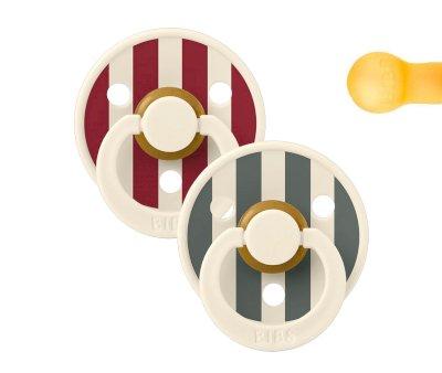 2 SucetteS BIBS Studio Colour Round Ruby Pine Mix