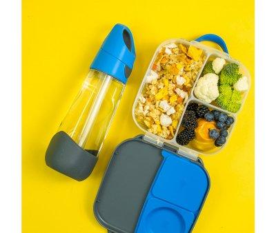 Botella de Tritn con Pajita 600 ml Blue Slate