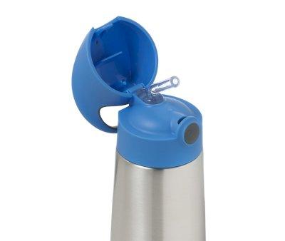 Bouteille Isotheme avec Paille 350 ml Blue Slate