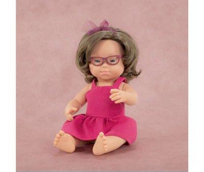 Mueca Caucsica Sndrome con Gafas 38 cm My Friends & Me