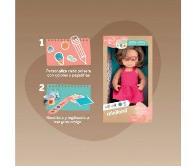Mueca Caucsica Sndrome con Gafas 38 cm My Friends & Me