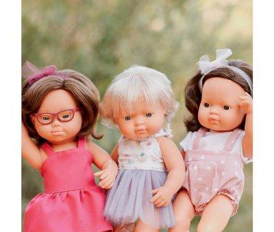 Mueca Caucsica Sndrome con Gafas 38 cm My Friends & Me