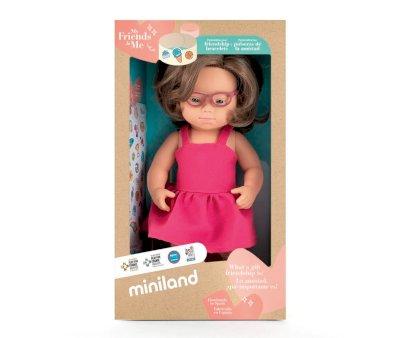 Mueca Caucsica Sndrome con Gafas 38 cm My Friends & Me
