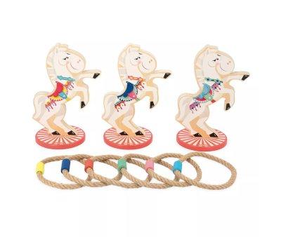 Conjunto de arremesso de anis Cavalo Applepop