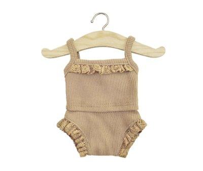 Les P'tits Basiques Ropa Interior de Punto Canal para Mueco Gordis